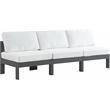 Meridian Furniture Nizuc White Outdoor Patio Modular Sofa