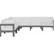 Meridian Furniture Nizuc White Outdoor Patio Modular Sectional