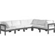 Meridian Furniture Nizuc White Outdoor Patio Modular Sectional