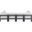 Meridian Furniture Nizuc White Outdoor Patio Modular Sectional