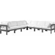 Meridian Furniture Nizuc White Outdoor Patio Modular Sectional