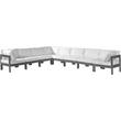 Meridian Furniture Nizuc White Outdoor Patio Modular Sectional
