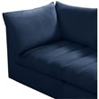 Meridian Furniture Jacob Navy Velvet Modular Sectional