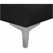 Meridian Furniture Alina Black Velvet Corner Chair