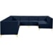 Navy/8-Piece: 5 Armless Chair, 3 Corner Chair