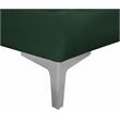 Meridian Furniture Alina Green Velvet Armless Chair