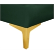 Meridian Furniture Alina Green Velvet Corner Chair