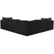 Meridian Furniture Jacob Black Velvet Modular Sectional