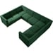 Green/8-Piece: 4 Armless Chair, 4 Corner Chair