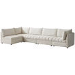 Meridian Furniture Jacob Cream Velvet Modular Sectional