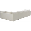 Meridian Furniture Jacob Cream Velvet Modular Sectional