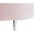 Meridian Furniture Vivacious Pink Velvet 3pc. Sectional
