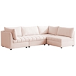 Meridian Furniture Jacob Pink Velvet Modular Sectional