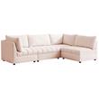 Meridian Furniture Jacob Pink Velvet Modular Sectional