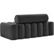 Meridian Furniture Melody Grey Velvet Loveseat