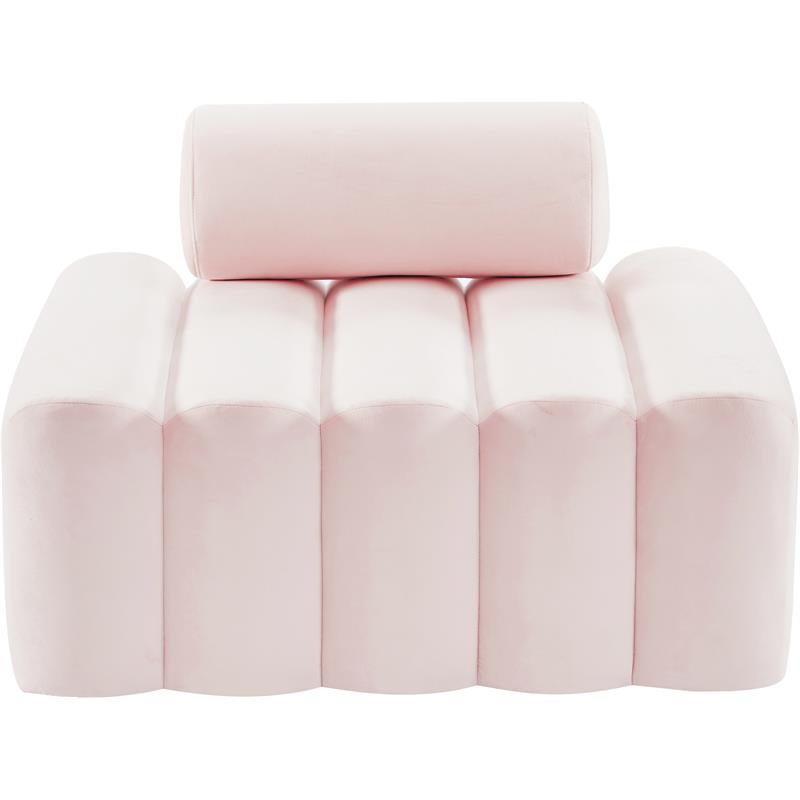 Meridian Furniture Melody Pink Velvet Chair