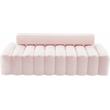 Meridian Furniture Melody Pink Velvet Sofa