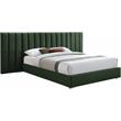 Meridian Furniture Pablo Green Velvet Queen Bed