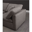 Meridian Furniture Plush Grey Velvet Standard Modular Sectional