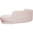 Meridian Furniture Rosa Pink Velvet 3pc. Sectional