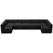 Meridian Furniture Quincy Black Velvet Modular Sectional