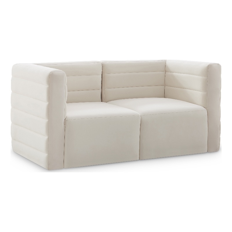 Cream/2-Piece: 2 Corner Chair