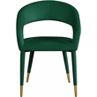 Meridian Furniture Destiny Green Velvet Dining Chair