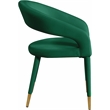 Meridian Furniture Destiny Green Velvet Dining Chair