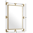 Meridian Furniture Ghost Gold Mirror