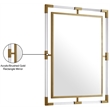 Meridian Furniture Ghost Gold Mirror