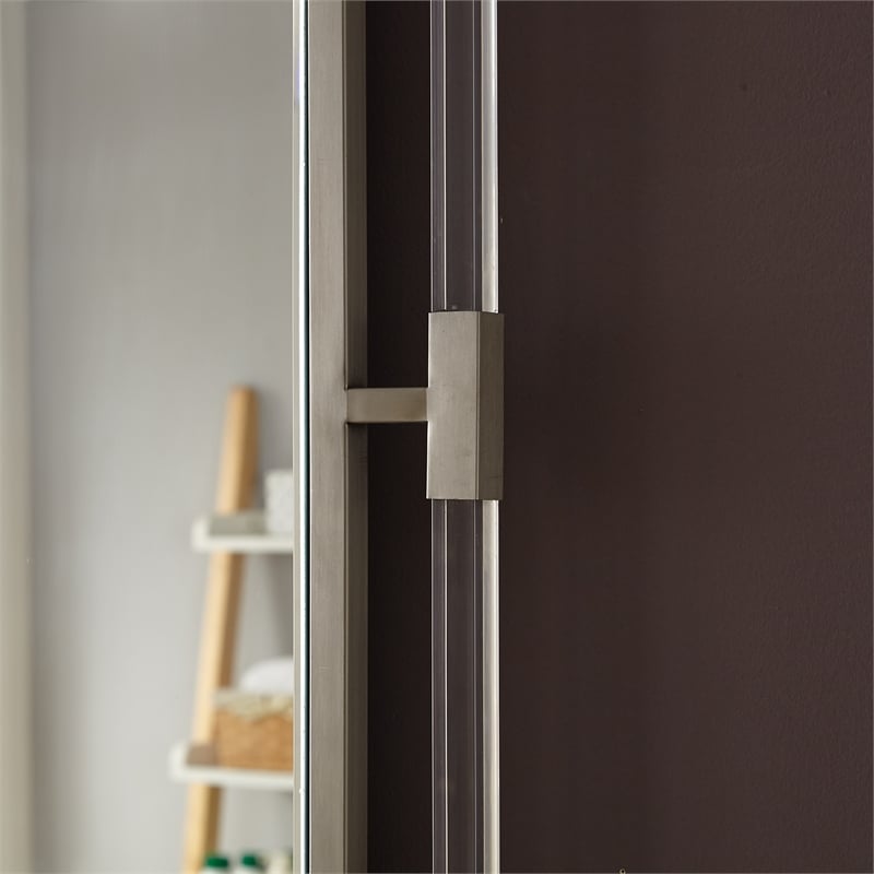 Meridian Furniture Ghost Chrome Mirror