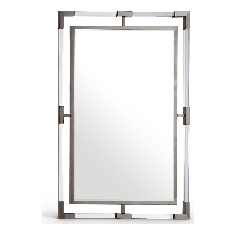 Meridian Furniture Ghost Chrome Mirror