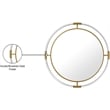 Meridian Furniture Ghost Gold Mirror