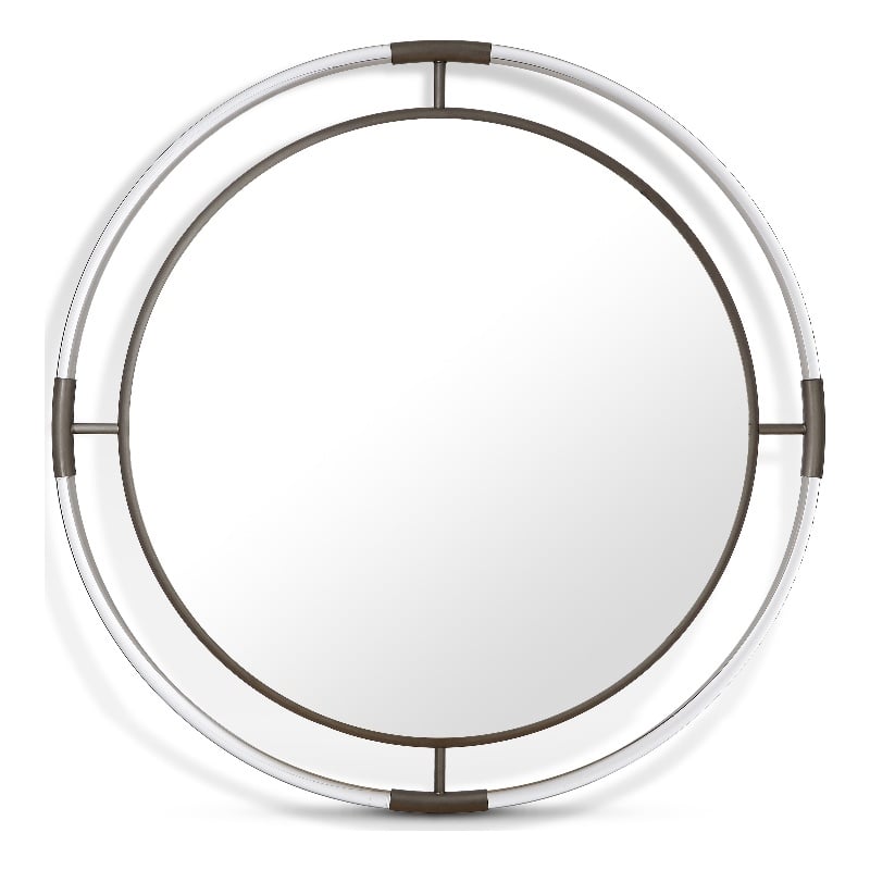 Meridian Furniture Ghost Chrome Mirror