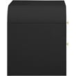 Meridian Furniture Artisto Black Night Stand