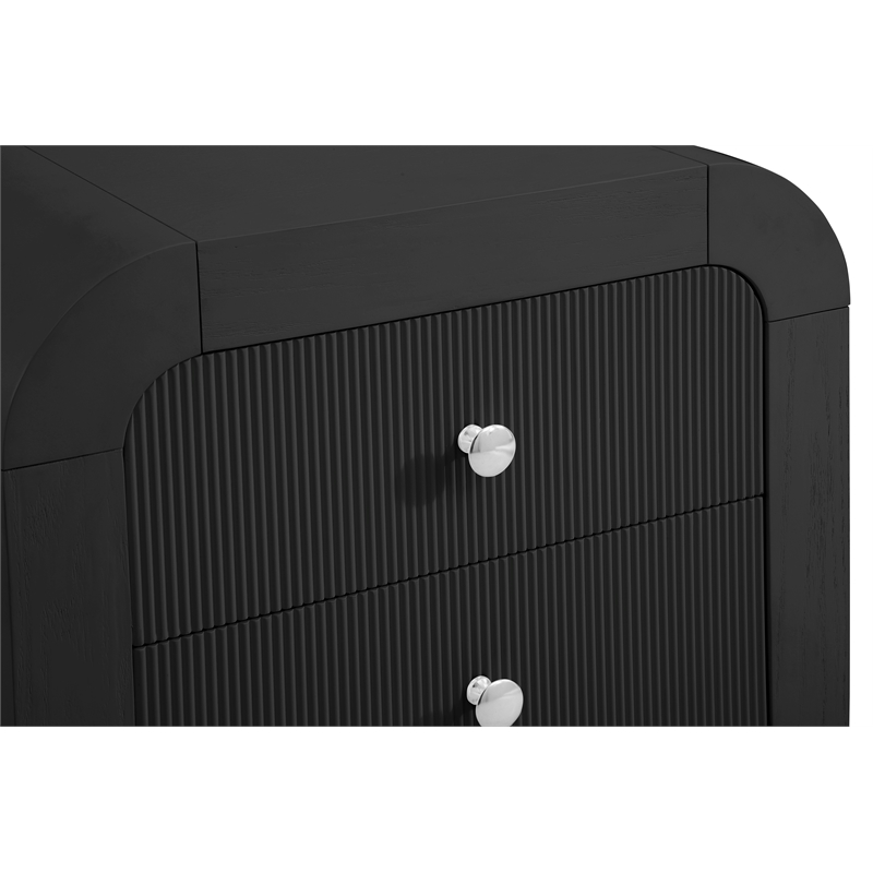 Meridian Furniture Artisto Black Night Stand