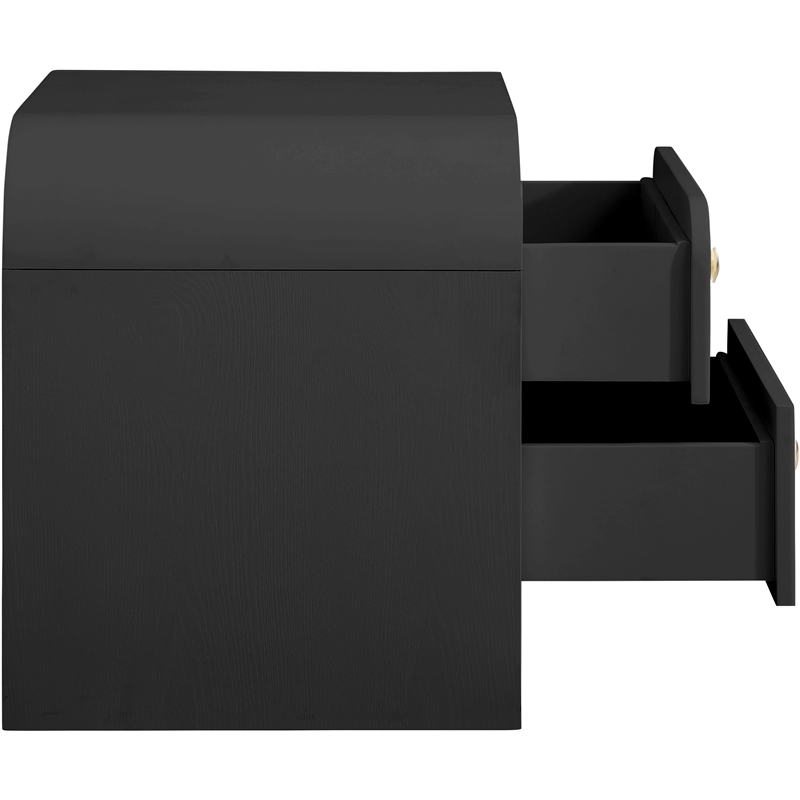 Meridian Furniture Artisto Black Night Stand