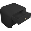 Meridian Furniture Artisto Black Night Stand