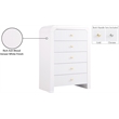Meridian Furniture Artisto White Chest