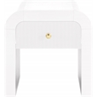 Meridian Furniture Artisto White End Table