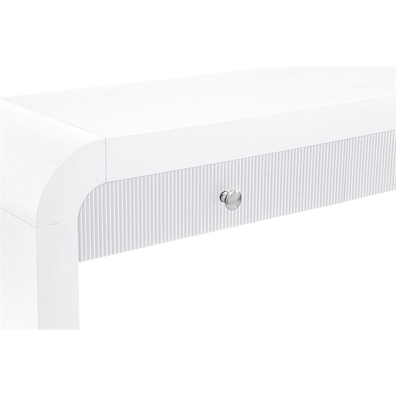 Meridian Furniture Artisto White Console Table