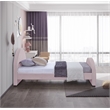 Meridian Furniture Brody Pink Velvet Twin Bed