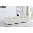 Meridian Furniture Cube Cream Durable Linen Modular Sofa