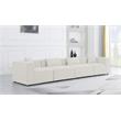 Meridian Furniture Cube Cream Durable Linen Modular Sofa