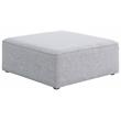 Meridian Furniture Cube Grey Durable Linen Modular Component