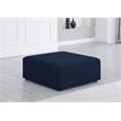 Meridian Furniture Cube Navy Durable Linen Modular Component