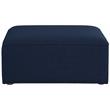 Meridian Furniture Cube Navy Durable Linen Modular Component