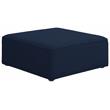 Meridian Furniture Cube Navy Durable Linen Modular Component