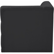 Meridian Furniture Tuft Black Velvet Corner Chair