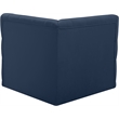 Meridian Furniture Tuft Navy Velvet Corner Chair